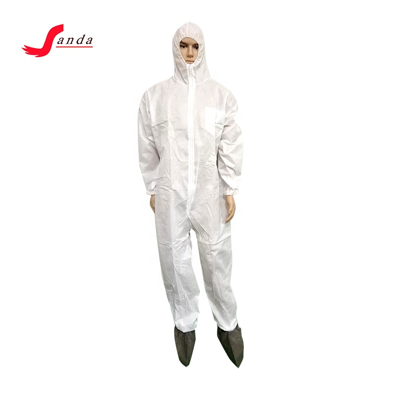 Factory Direct Wholesale biodegradable isolation gown protective coverall suit